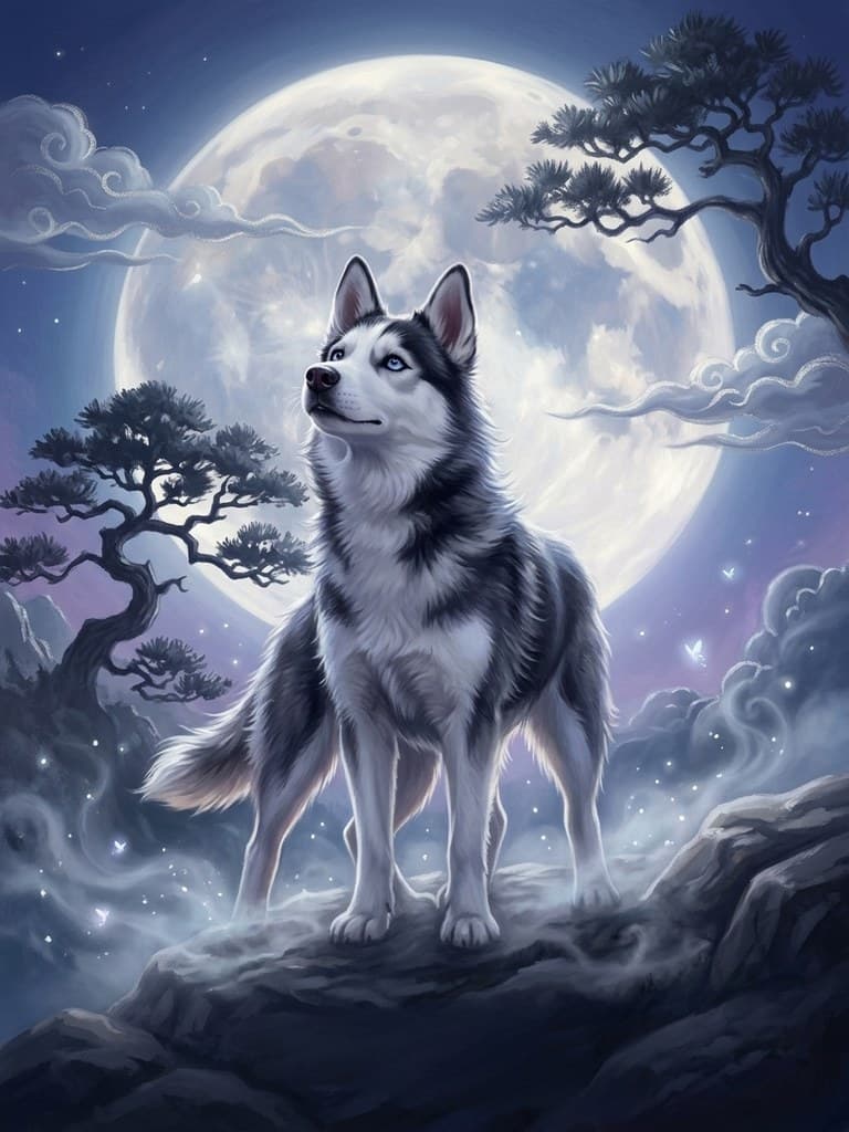 Luna as Full Moon Werewolf (cute)